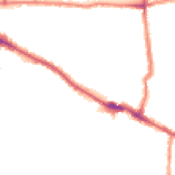Night-time road noise heatmap for E13 0JF
