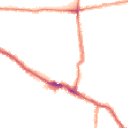 Night-time road noise heatmap for E13 0LJ