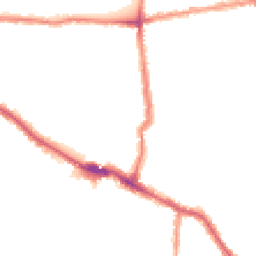 Night-time road noise heatmap for E13 0LW
