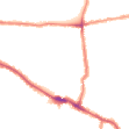 Night-time road noise heatmap for E13 0NG