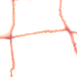 Night-time road noise heatmap for E13 0RF