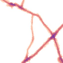 Night-time road noise heatmap for E13 8AF