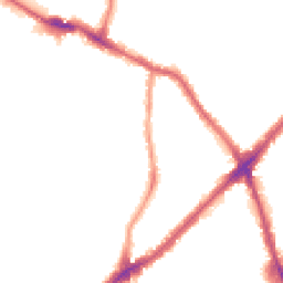 Night-time road noise heatmap for E13 8AT