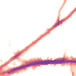 Night-time road noise heatmap for E13 8EQ