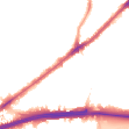 Night-time road noise heatmap for E13 8HL