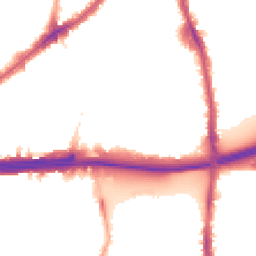 Night-time road noise heatmap for E13 8LY