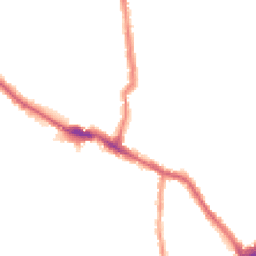 Night-time road noise heatmap for E13 9BD