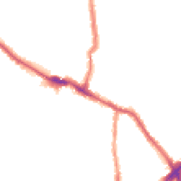Night-time road noise heatmap for E13 9BE