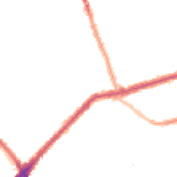 Night-time road noise heatmap for E13 9EN