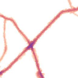 Night-time road noise heatmap for E13 9JX