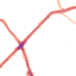 Night-time road noise heatmap for E13 9LJ