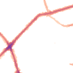 Night-time road noise heatmap for E13 9LN