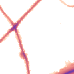 Night-time road noise heatmap for E13 9NL