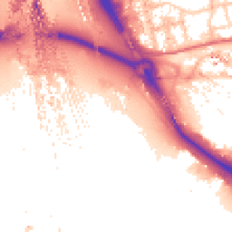 Daytime road noise heatmap for E16 1AF