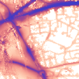 Daytime road noise heatmap for E16 1AN