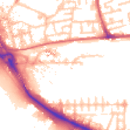 Daytime road noise heatmap for E16 1AP