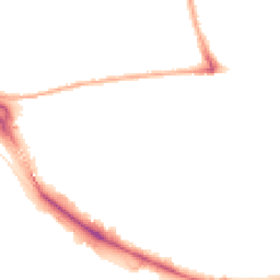 Night-time road noise heatmap for E16 1AS