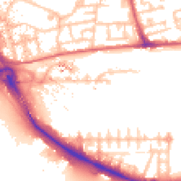 Daytime road noise heatmap for E16 1AT