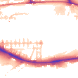 Daytime road noise heatmap for E16 1AX