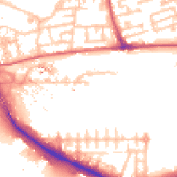 Daytime road noise heatmap for E16 1AY
