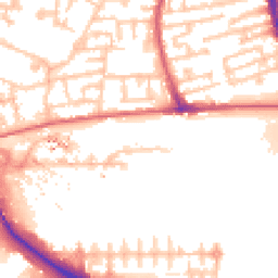 Daytime road noise heatmap for E16 1BA