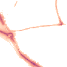 Night-time road noise heatmap for E16 1BH