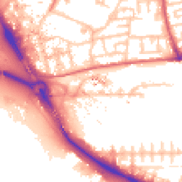 Daytime road noise heatmap for E16 1BU
