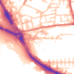 Daytime road noise heatmap for E16 1BW