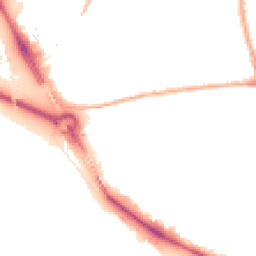 Night-time road noise heatmap for E16 1BW