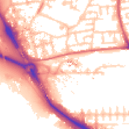Daytime road noise heatmap for E16 1DE