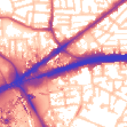 Daytime road noise heatmap for E16 1ES