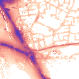 Daytime road noise heatmap for E16 1LA