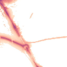 Night-time road noise heatmap for E16 1LA
