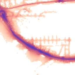 Daytime road noise heatmap for E16 1SU