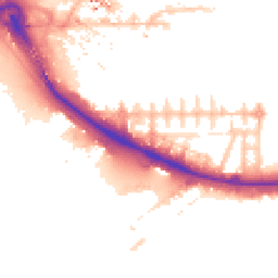 Daytime road noise heatmap for E16 1TH