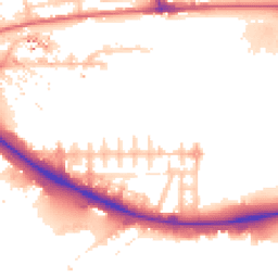 Daytime road noise heatmap for E16 1TY