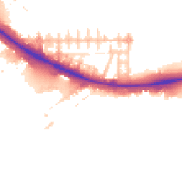 Daytime road noise heatmap for E16 2AX