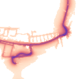 Daytime road noise heatmap for E16 2LX
