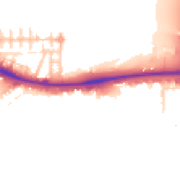 Daytime road noise heatmap for E16 2TH