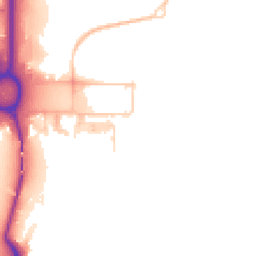 Daytime road noise heatmap for E16 2XT