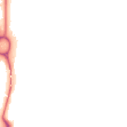 Night-time road noise heatmap for E16 2XT