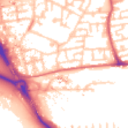 Daytime road noise heatmap for E16 3AA
