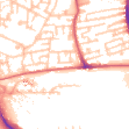 Daytime road noise heatmap for E16 3AL