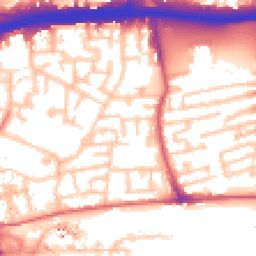 Daytime road noise heatmap for E16 3EG