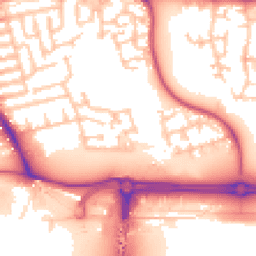 Daytime road noise heatmap for E16 3HA