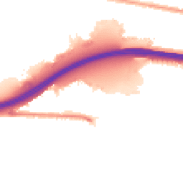 Night-time road noise heatmap for E16 3SW