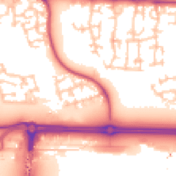 Daytime road noise heatmap for E16 3TS