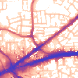 Daytime road noise heatmap for E16 4HL