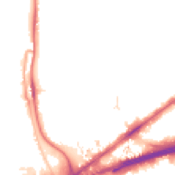 Night-time road noise heatmap for E16 4NF