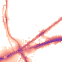 Night-time road noise heatmap for E16 4PJ
